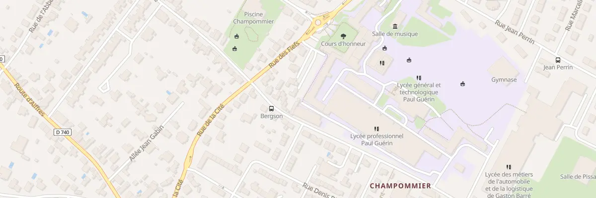 Plan du 13 Rue Pierre Chantelauze à Niort