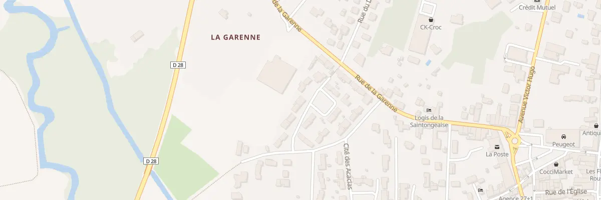 Plan du 26 Cité La Garenne à Jonzac