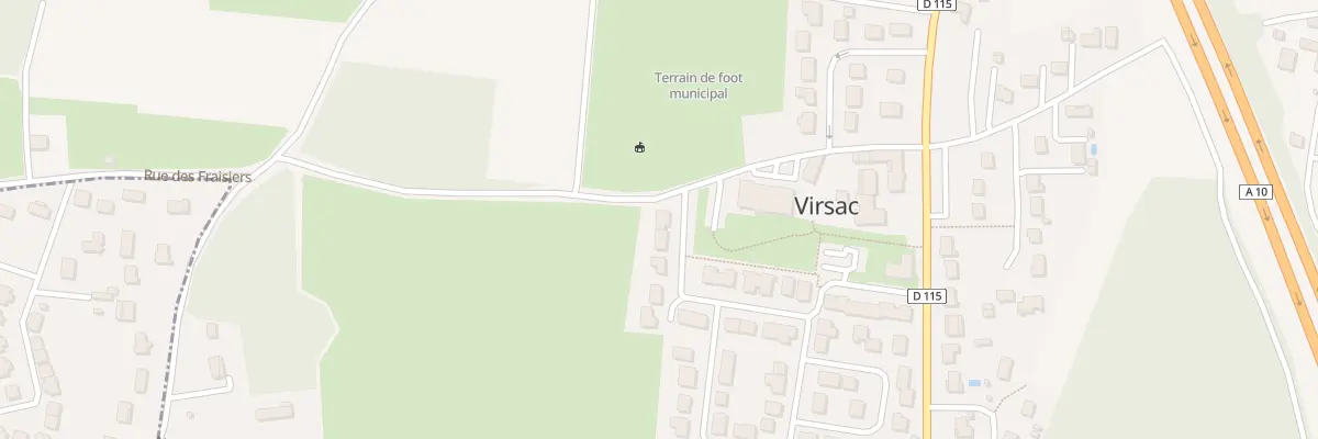 Plan du 33 Rue Jean Lavidalie à Virsac