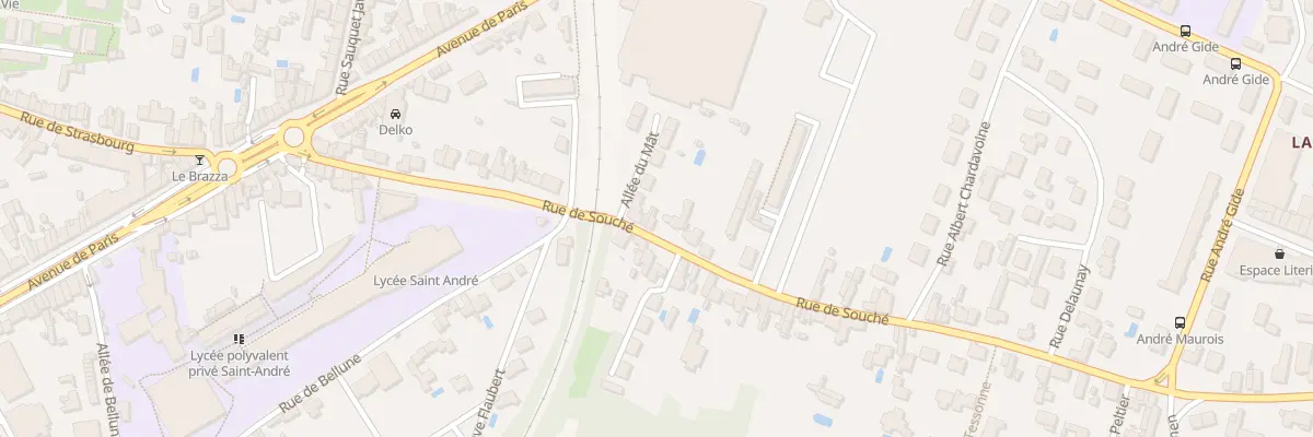 Plan du 37B Rue de Souché à Niort