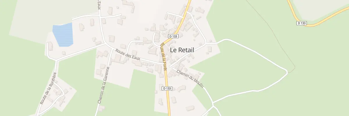 Plan du 31 Rte de la Forêt au Retail