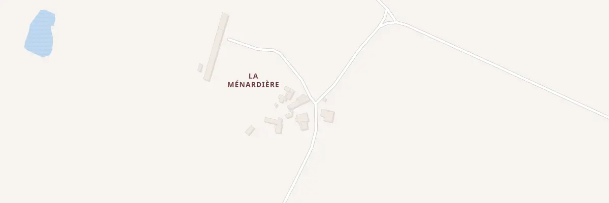 Plan du 1 La Menardière à Neuvy-Bouin