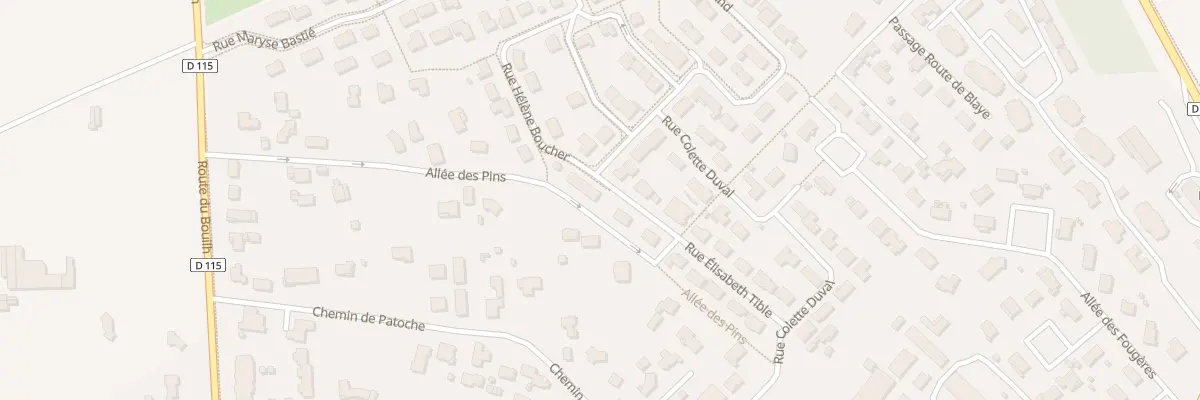 Plan du 291 Rue Helene Boucher à Saint-André-de-Cubzac