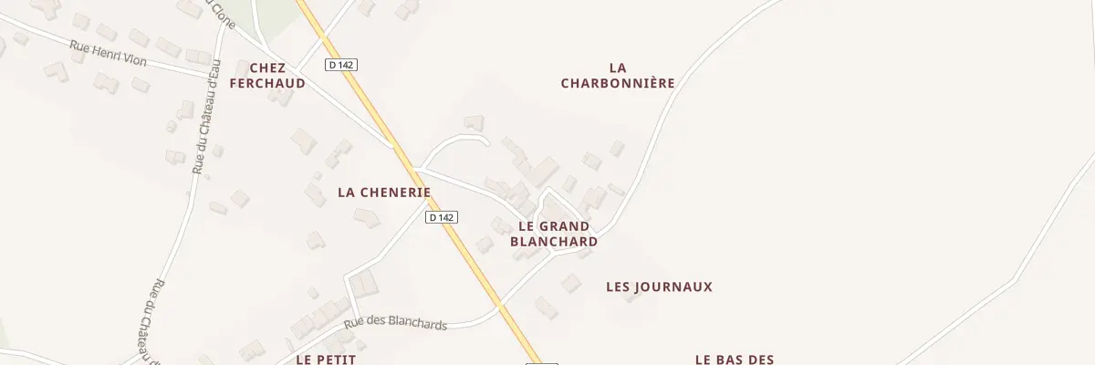 Plan du 30 Rue des Blanchards à Clam