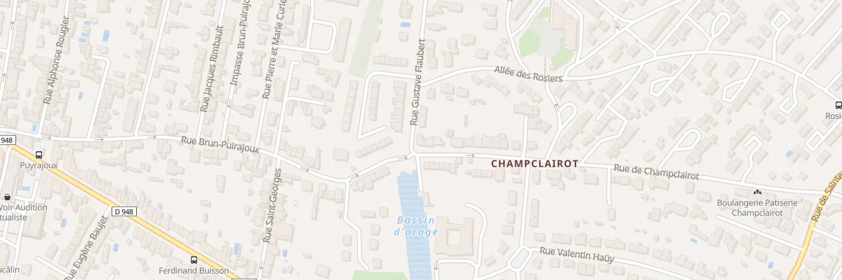 Plan du 2 Rue Gustave Flaubert à Niort