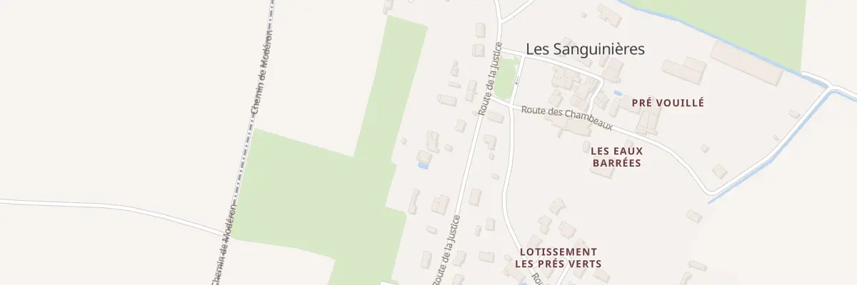 Plan du 18 Rte de la Justice à Fors