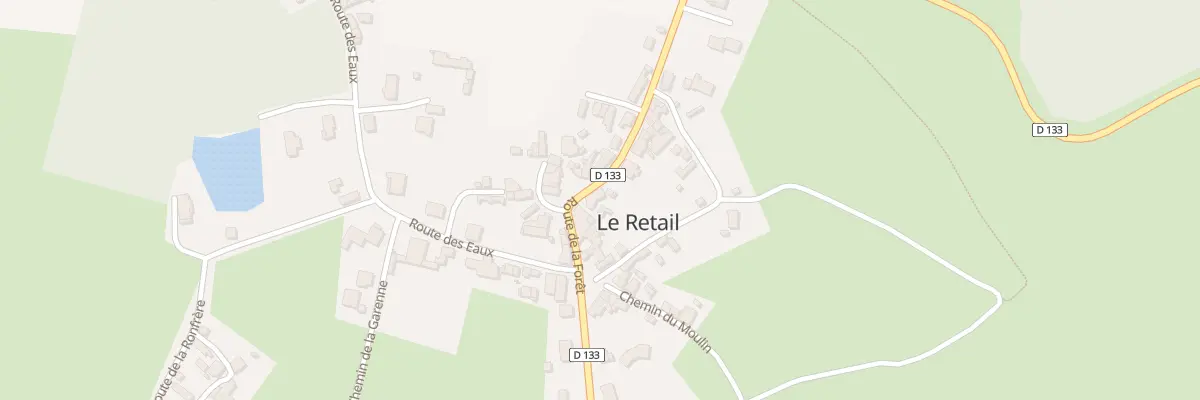 Plan du 17 Rte de la Forêt au Retail