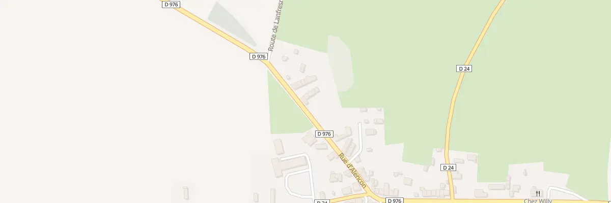Plan du 3047 Rue d’Alencon Haleine à Rives d’Andaine