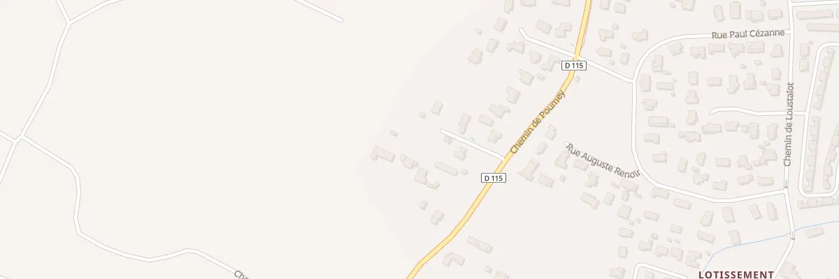 Plan du 35B Che de Poumey à Saint-Loubès