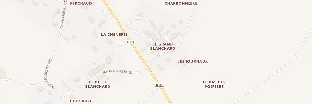 Plan du 27 Rue des Blanchards à Clam