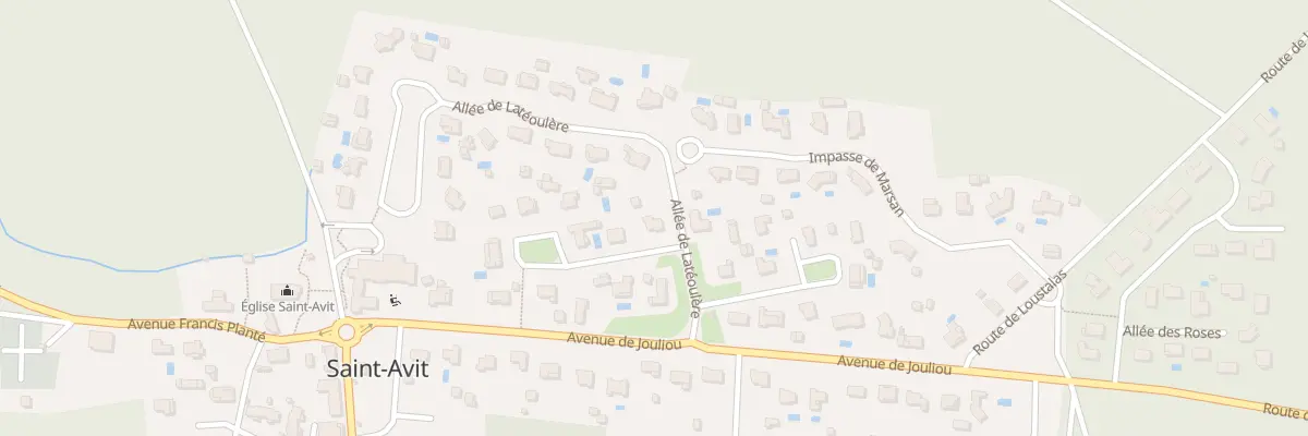Plan du 16 Imp des Hirondelles à Saint-Avit