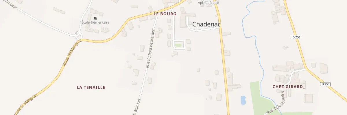 Plan du 6 Lot Chante Perdrix à Chadenac