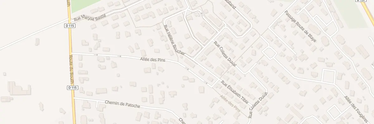 Plan du 285 Rue Helene Boucher à Saint-André-de-Cubzac