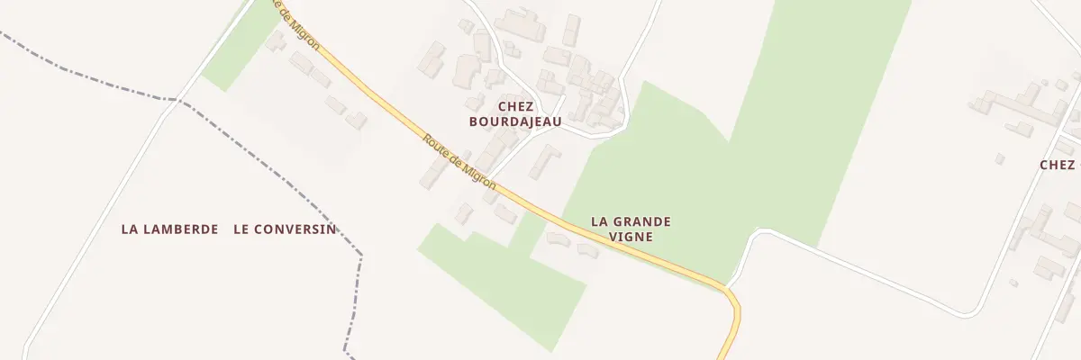 Plan du 31 Rte de Migron à Bercloux