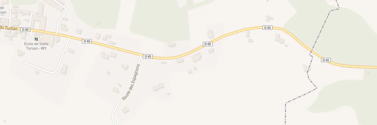 Plan du 1184 Rte du Tursan à Vielle-Tursan