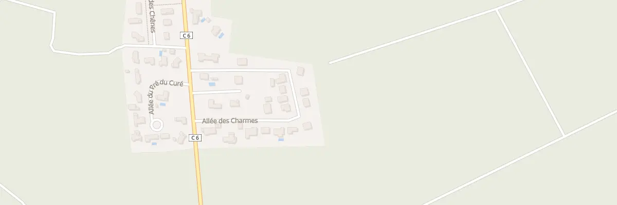 Plan du 200 All des Charmes à Saint-Avit