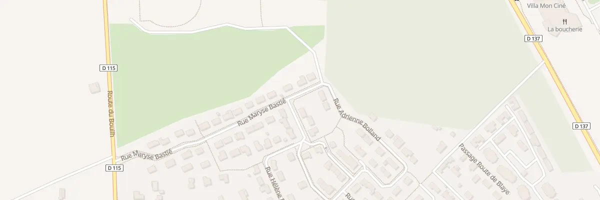 Plan du 18 Rue Helene Boucher à Saint-André-de-Cubzac