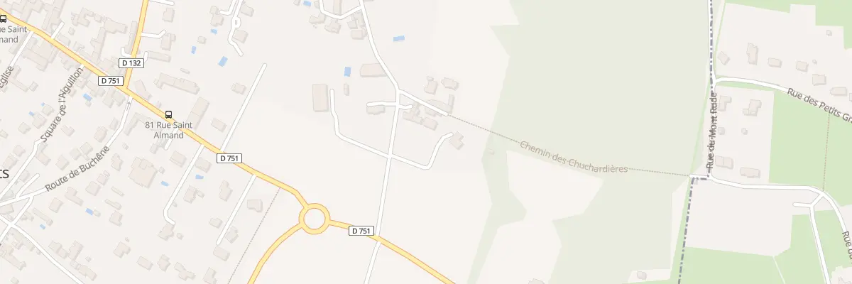 Plan du 2 Che des Chuchardières aux Garennes sur Loire