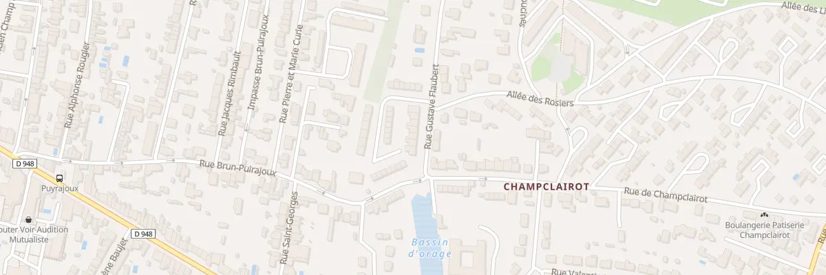 Plan du 5 Rue Gustave Flaubert à Niort