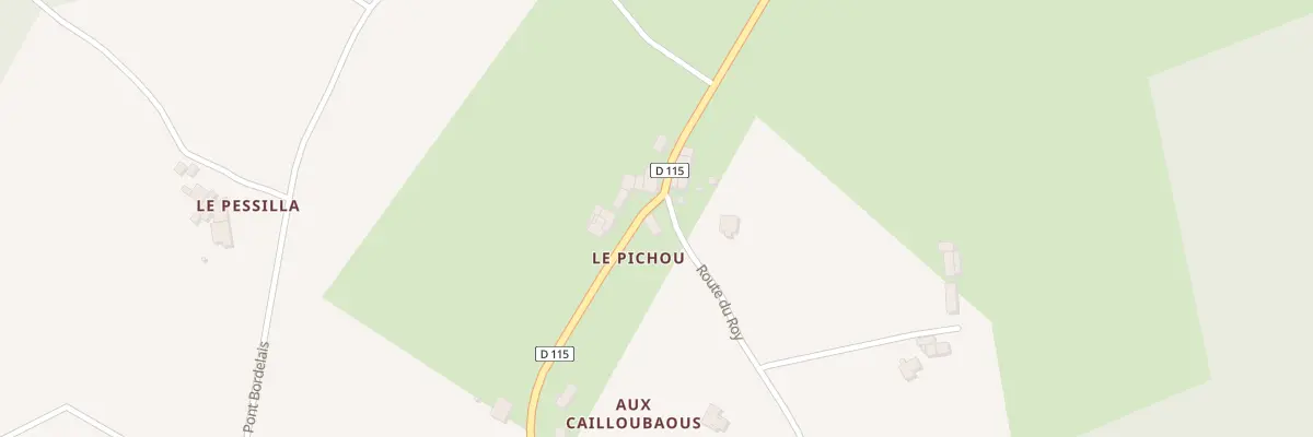 Plan du 24 Rte du Roy à Landiras
