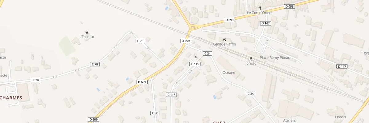 Plan du 21 Cité Mignonneau à Jonzac