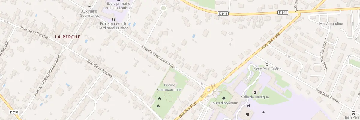 Plan du 103 Rue de Champommier à Niort