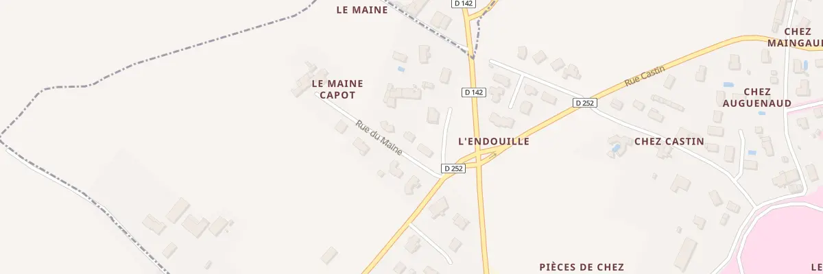 Plan du 4 Rue du Maine à Saint-Martial-de-Vitaterne