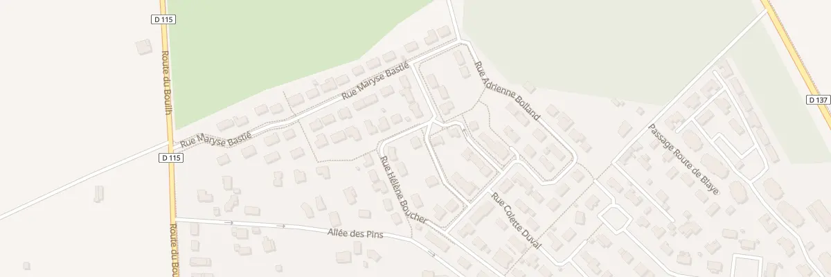 Plan du 108 Rue Helene Boucher à Saint-André-de-Cubzac