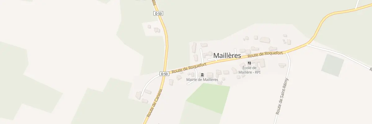 Plan du 51 Rte de Roquefort à Maillères