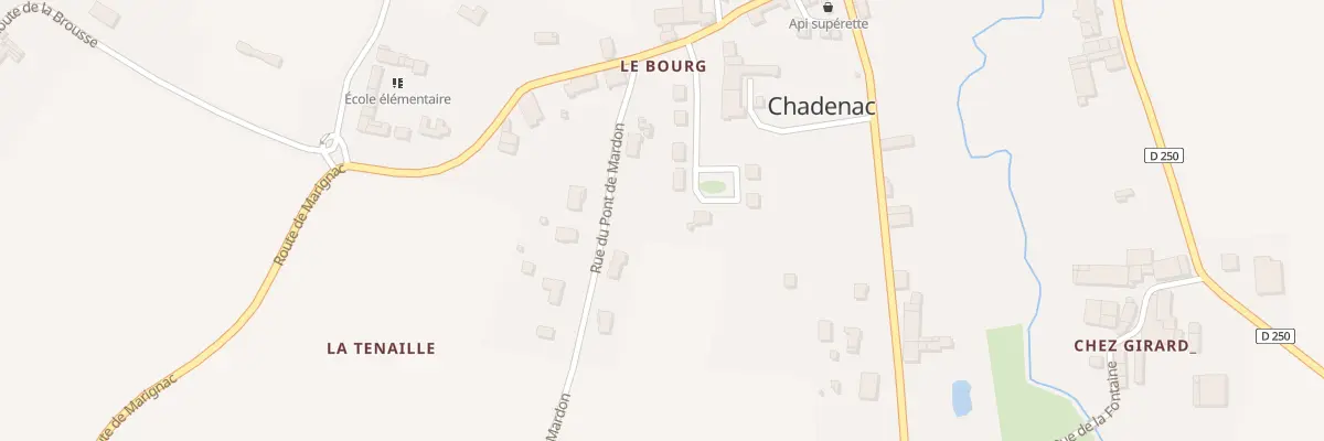 Plan du 5 Lot Chante Perdrix à Chadenac