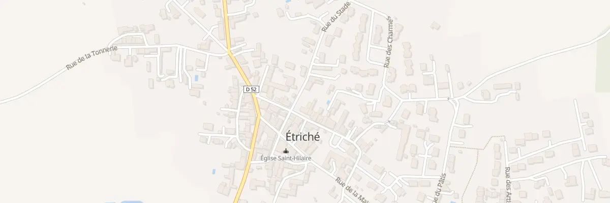 Plan du 3 Rue du Chauvineau à Étriché
