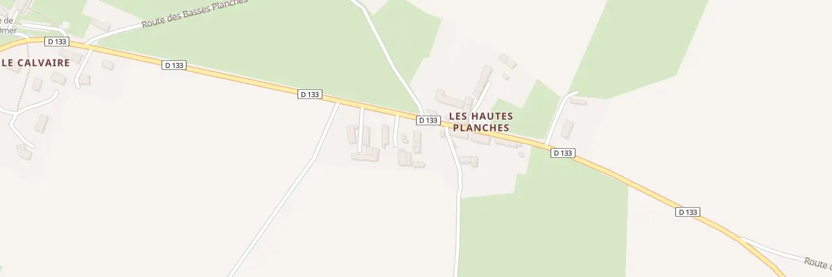 Plan du 6 Rte des Hautes Planches à Saint-Omer