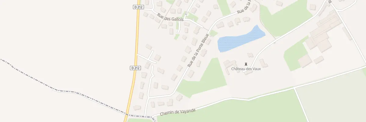 Plan du 10 Rue de la Porte Bleue à Amayé-sur-Orne