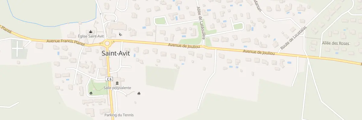 Plan du 218 Av de Jouliou à Saint-Avit