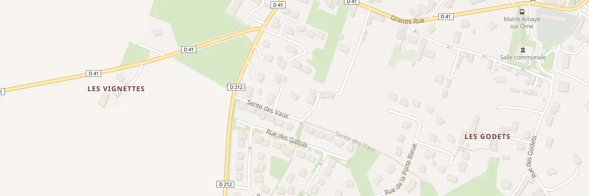 Plan du 5123 Rte de Trois-Monts à Amayé-sur-Orne