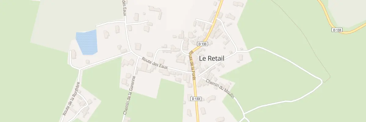 Plan du 28 Rte de la Forêt au Retail