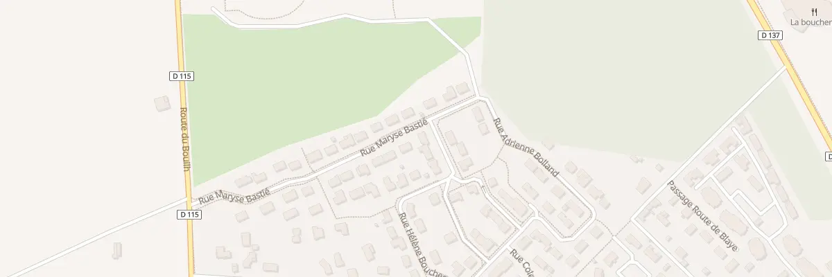 Plan du 21 Rue Helene Boucher à Saint-André-de-Cubzac