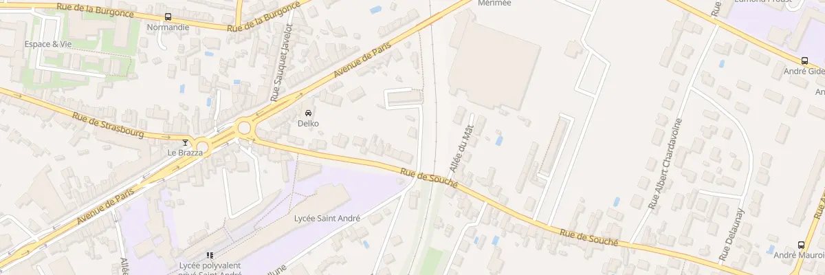 Plan du 33A Rue de Souché à Niort