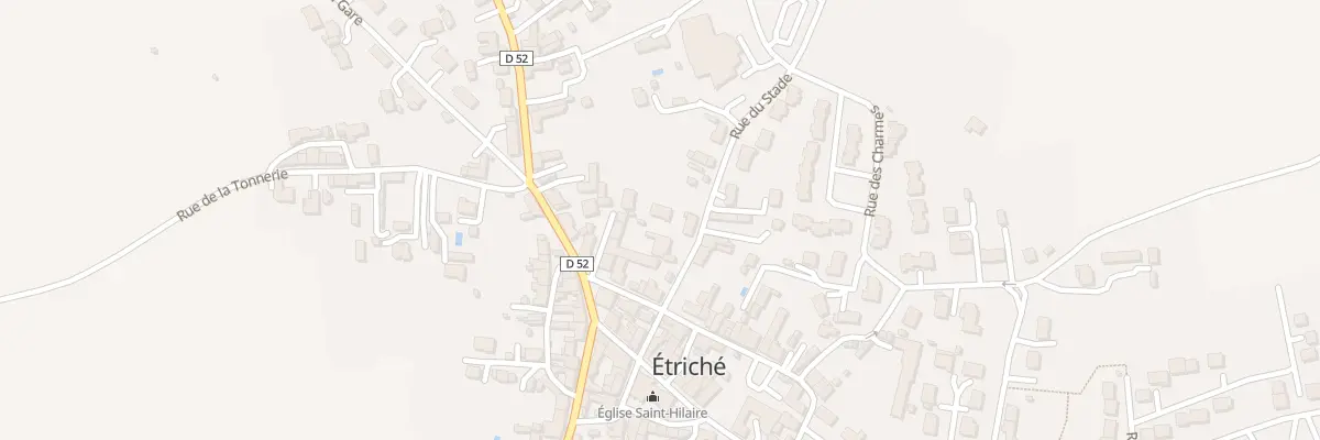 Plan du 7B Rue du Stade à Étriché