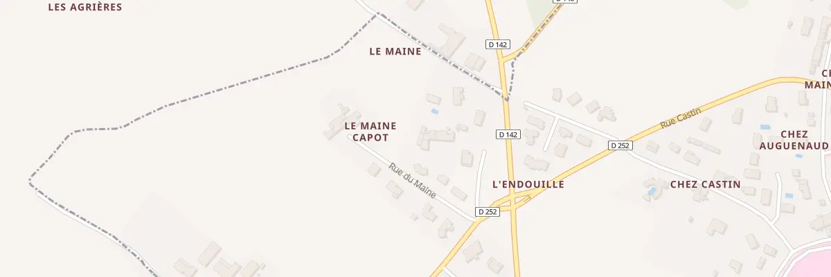 Plan du 8 Rue du Maine à Saint-Martial-de-Vitaterne