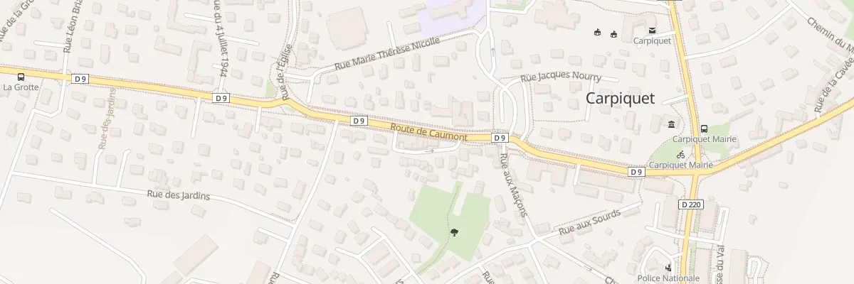 Plan du 75 Rte de Caumont à Carpiquet