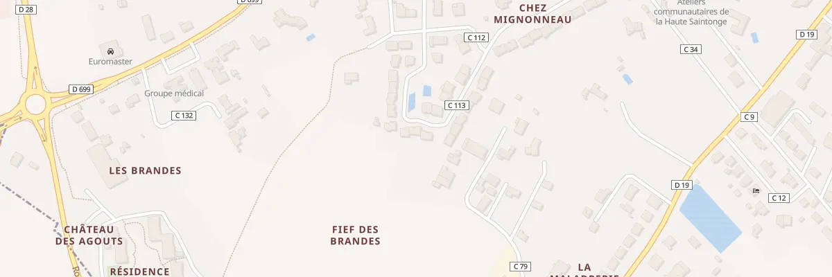 Plan du 41 Rue des Violettes à Jonzac
