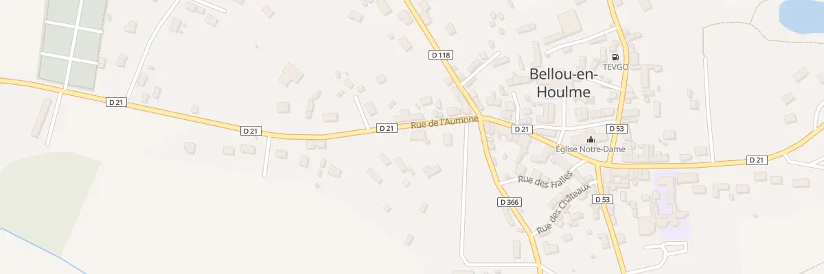 Plan du 3 Rue de l’Aumône à Bellou-en-Houlme