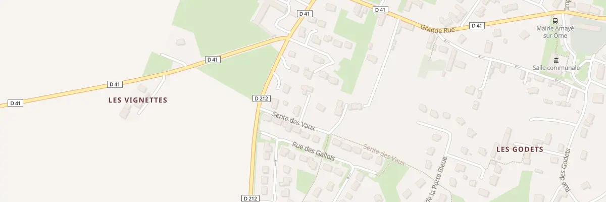 Plan du 5 Sen des Vaux à Amayé-sur-Orne