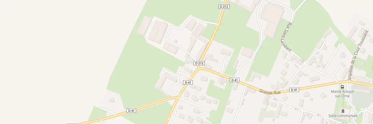 Plan du 1 Rte d’Évrecy à Amayé-sur-Orne
