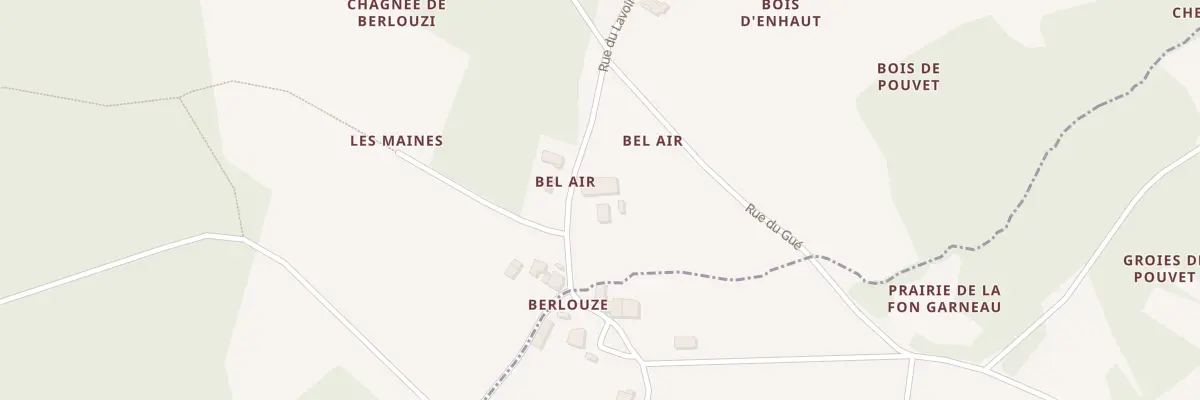 Plan du 39 Rue du Lavoir à Villars-les-Bois