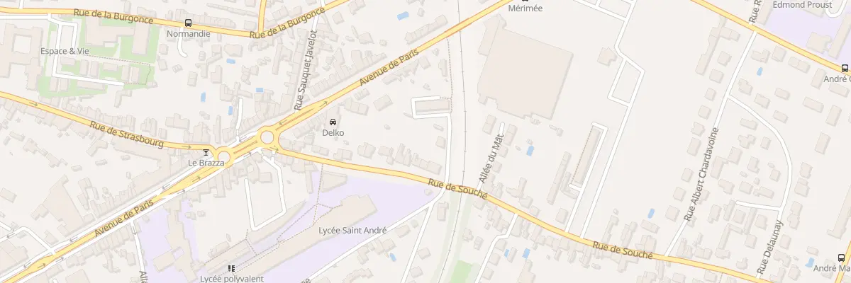 Plan du 29 Rue de Souché à Niort