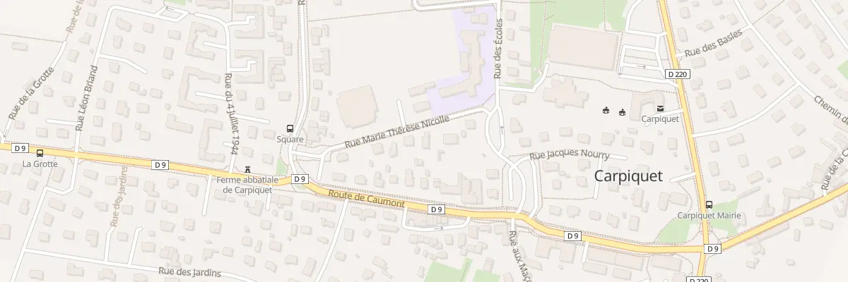 Plan du 9 Rue Marie Therese Nicolle à Carpiquet