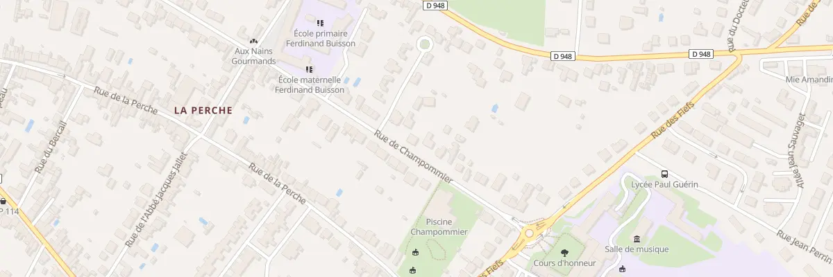 Plan du 91 Rue de Champommier à Niort