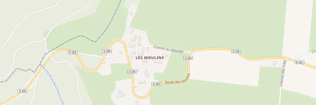 Plan du 1 Che du Meunier à Cesny-les-Sources